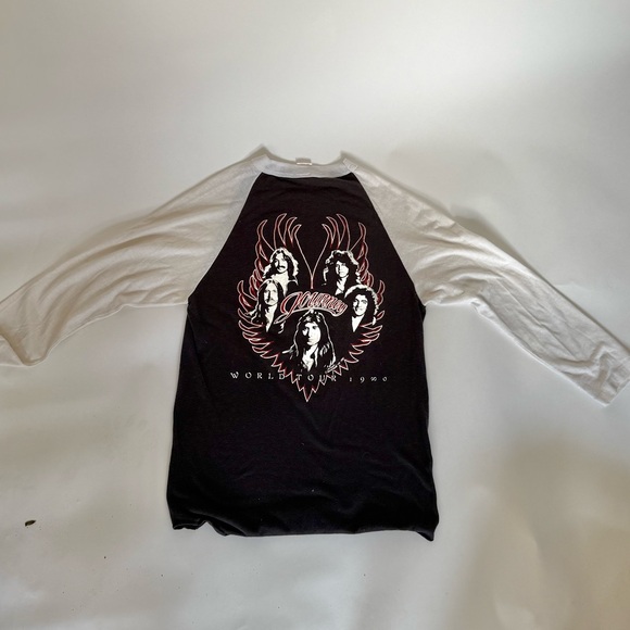 Anvil Black and White Raglan Tee - Picture 4 of 5